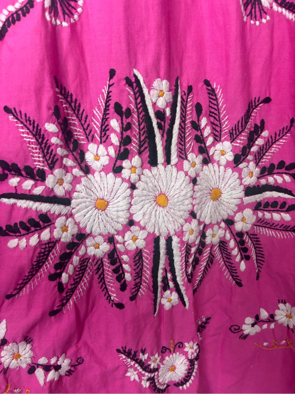 Mexican Embroidered Puebla Dress / Tunics - Picture 3 of 5